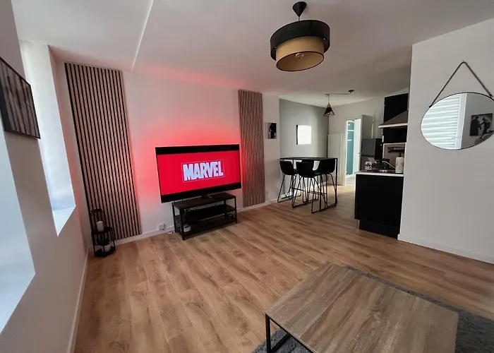 Duplex Cine Cosy - Hyper Centre 5min Gare Valenciennes
